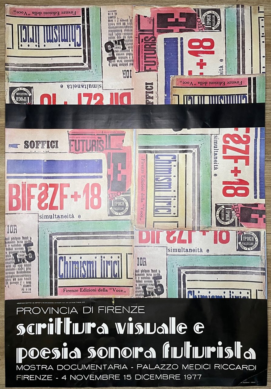 Provincia di Firenze. Scrittura visuale e poesia sonora futurista Mostra …