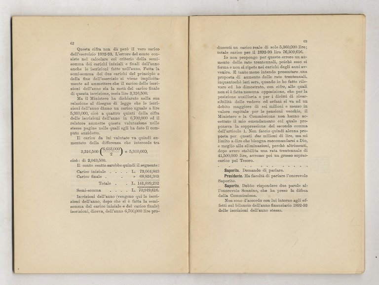 Provvedimenti per le pensioni civili e militari: Discorsi pronunciati alla … | Immagine Gallery 3