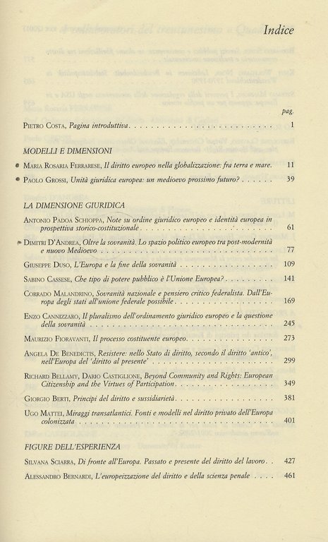 QUADERNI FIORENTINI per la storia del pensiero giuridico moderno. N. …
