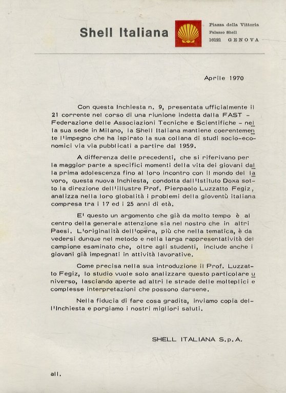 QUESTI, i giovani. Inchiesta nazionale sulle opinioni, gli atteggiamenti, le …
