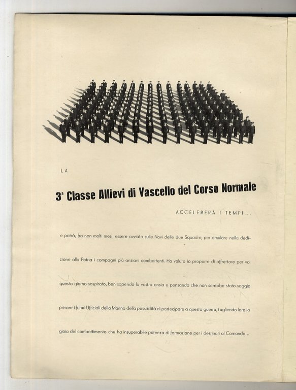 R[egia] Accademia Navale. Corso 1938-1941. [Disegni parole e musica del …