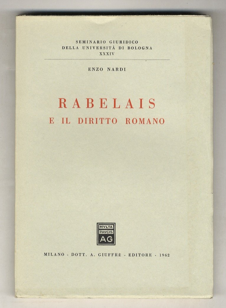 Rabelais e il diritto romano.
