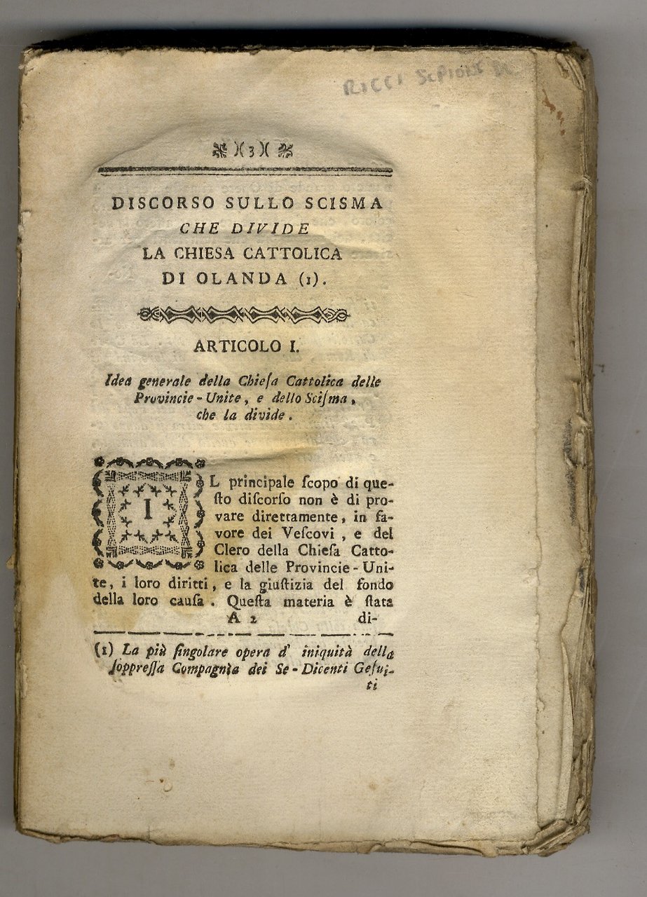 [Raccolta di opuscoli interessanti la religione. Tomo settimo].