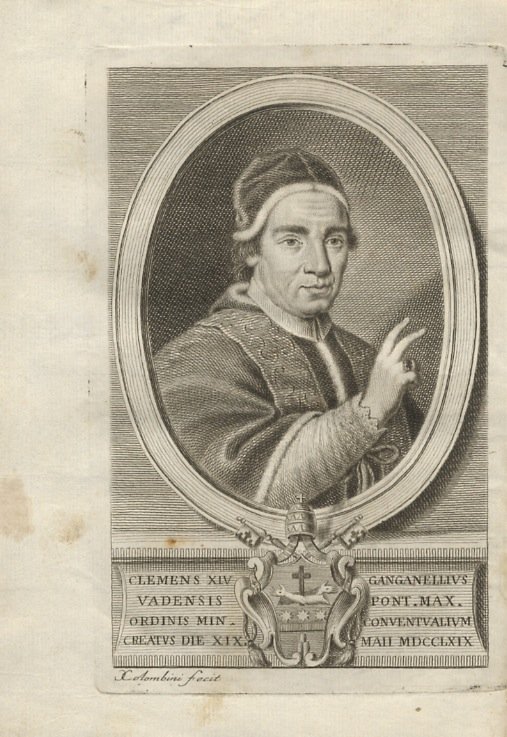 Ragguaglio della vita, azioni, e virtù di Clemente quartodecimo pontefice …