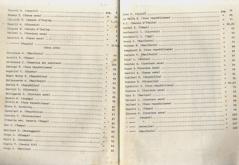 Rassegna della stampa su: Sandro Pertini.