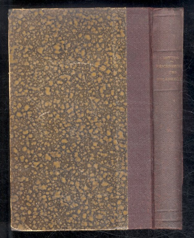 Reichsrecht und Volksrecht in den Östlichen Provinzen des Romischen Kaiserreichs. …