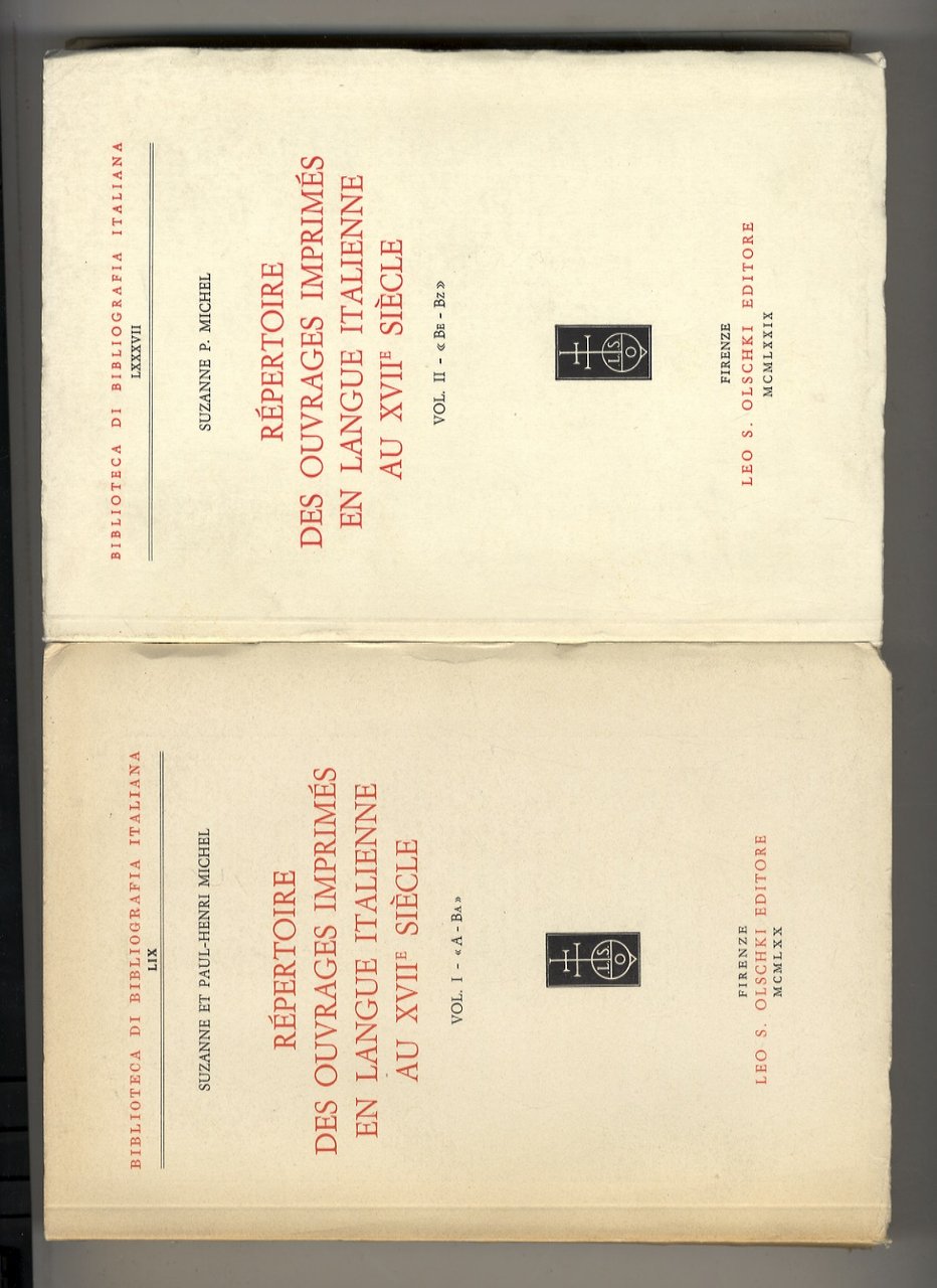 Répertoire des ouvrages imprimés en langue italienne au XVIIe siècle. … | Immagine principale