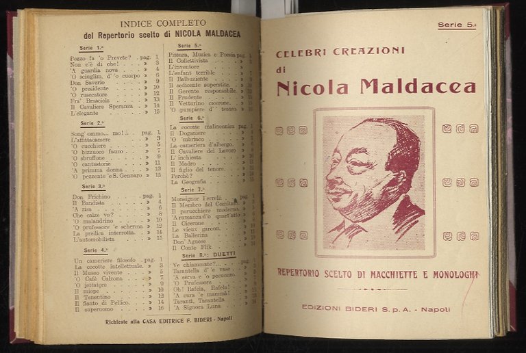 Repertorio scelto. Macchiette e Monologhi - Duetti - Repertorio inedito. …