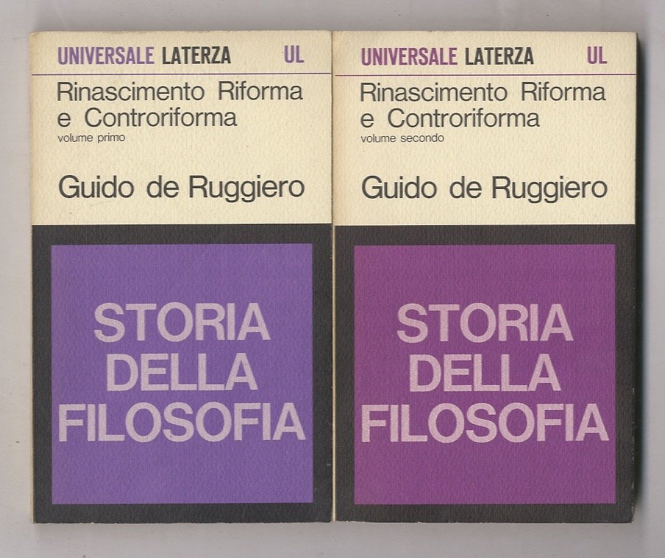 Rinascimento, Riforma e Controriforma. Volume primo [- volume secondo]. | Immagine principale