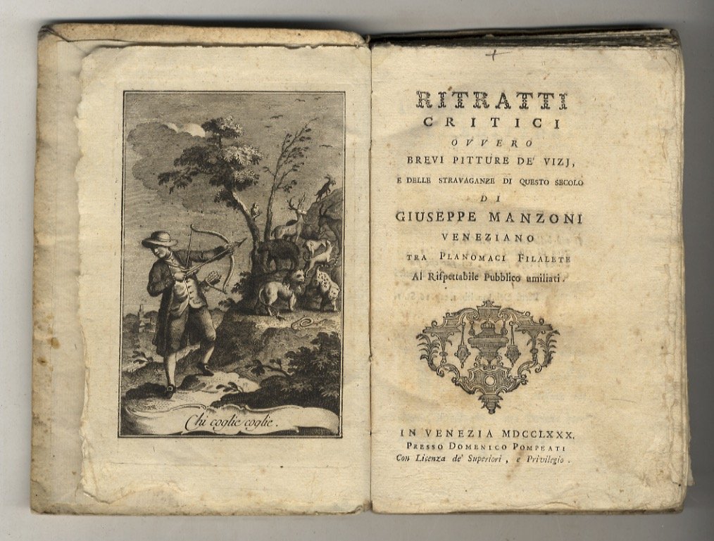 Ritratti critici ovvero brevi pitture de' vizj e delle stravaganze …