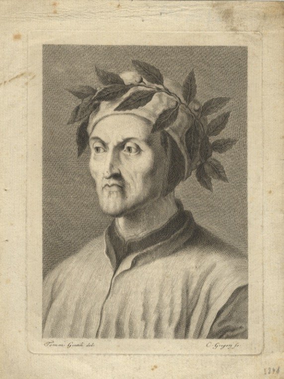 Ritratto di Dante Alighieri.