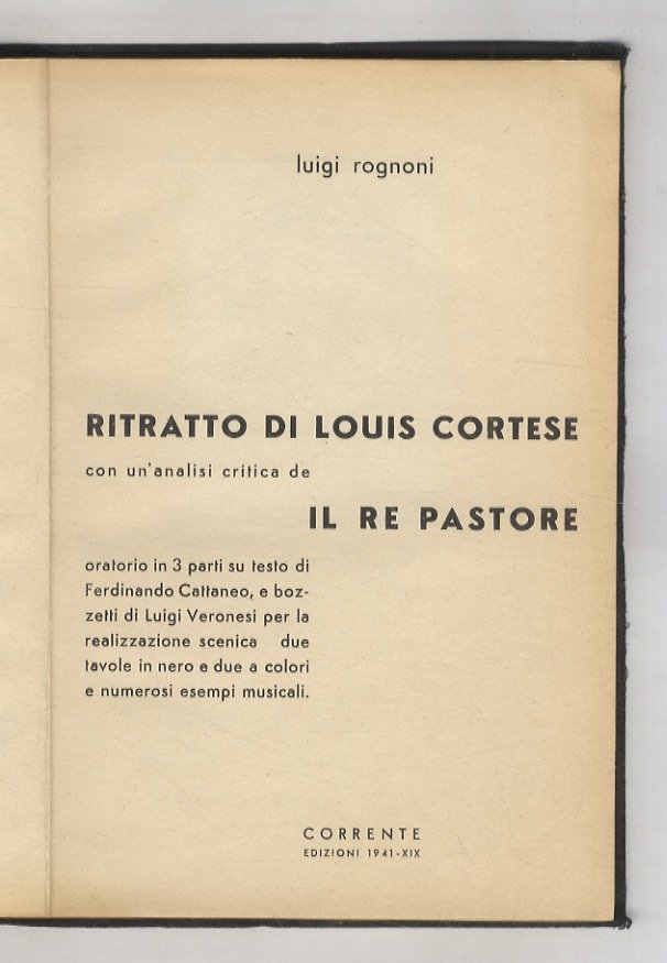 Ritratto di Louis Cortese. Con un'analisi critica de il Re … | Immagine principale