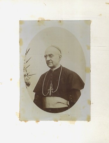 RITRATTO fotografico di Jader Bertini, vescovo di Montalcino. Fotografia originale …