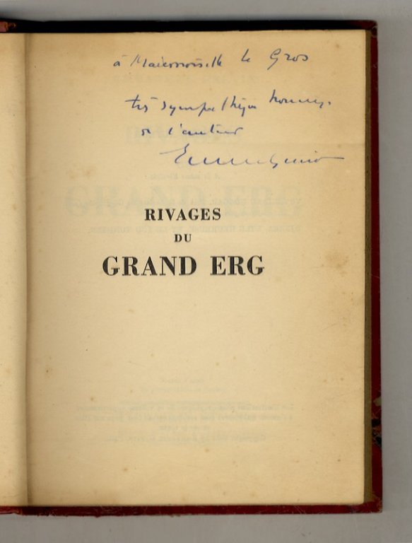 Rivages du Grand Erg.