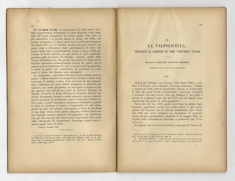 RIVISTA Geografica Italiana e bollettino della Società di Studi Geografici …