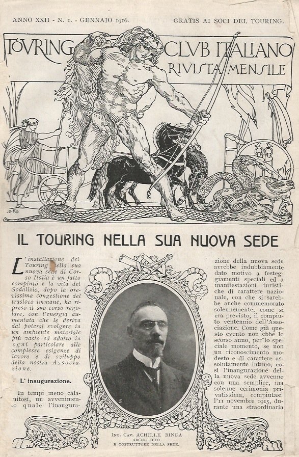 Rivista mensile del Touring Club Italiano. Anno XXII. 1916. Nn. …