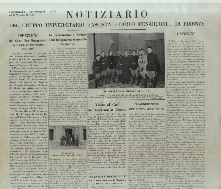 Rivoluzione. Quindicinale di politica, letteratura e arte del Gruppo Fascisti …