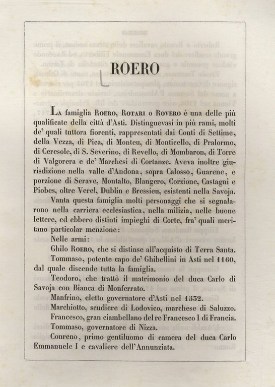 ROERO d'Asti.