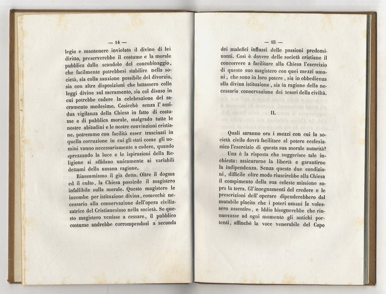 Roma e l'Unità Piemontese.