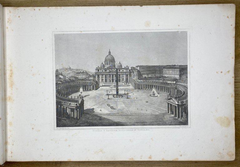 (Roma) “Principali monumenti di Roma”. Raccolta di n° LVI (compreso …