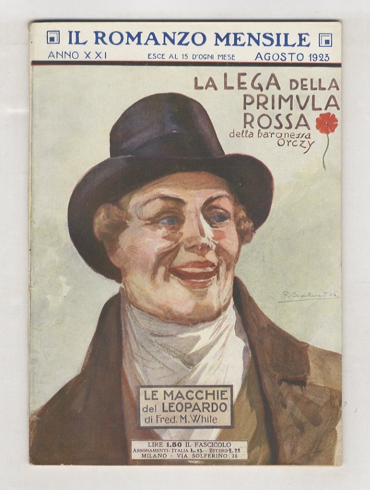 ROMANZO (IL) mensile. Anno XXI. 1923: fascicolo n. 8. 15 …