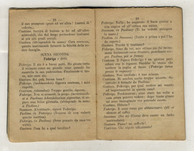 Rose e spine. Commedia in tre atti di Aleandro Tredici.