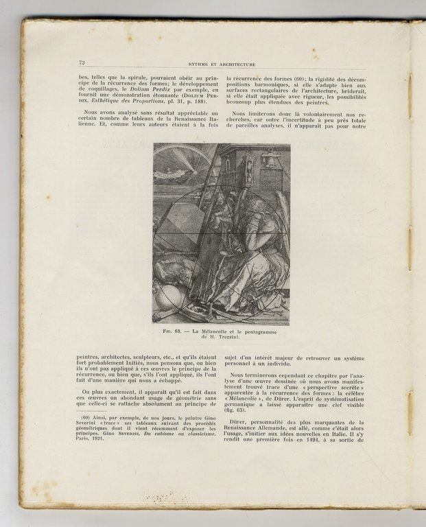 Rythme et architecture. Les traces harmoniques.