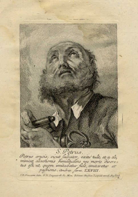 S. Petrus. Petrus crucis, sicut salvator, exitum tulit, et a …