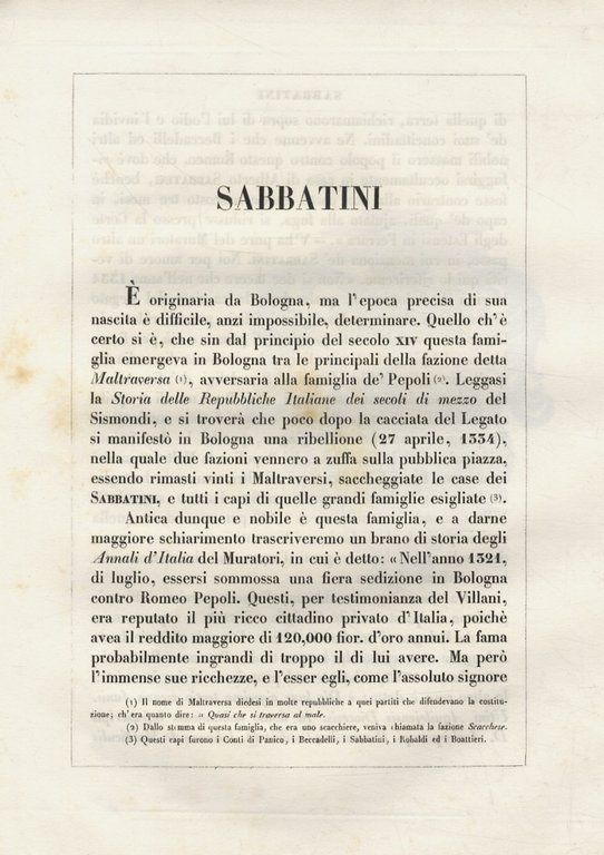 SABBATINI di Udine.