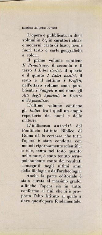 SACRA (LA) Bibbia. Tradotta dai testi originali con note a …