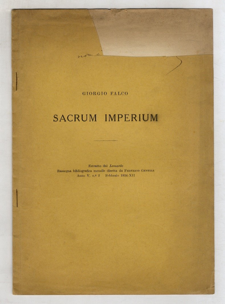 Sacrum Imperium [di Alois Dempf].