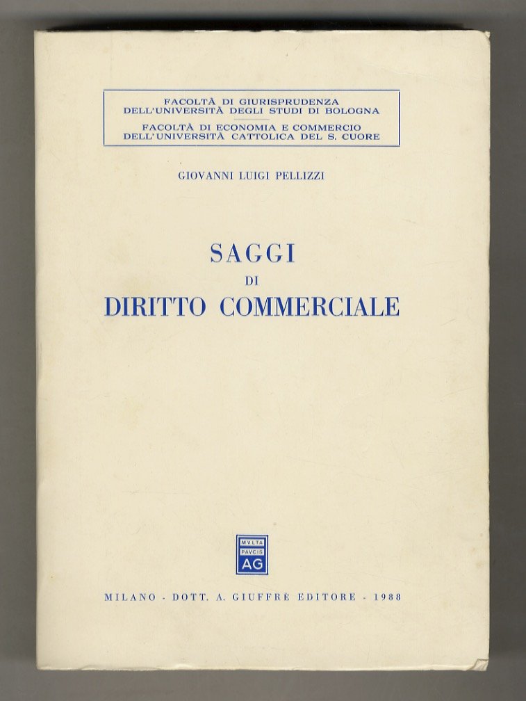 Saggi di diritto commerciale.