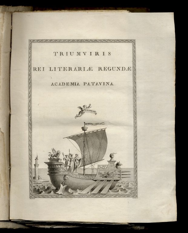 Saggi scientifici e letterari dell'Accademia di Padova. [Volume I].
