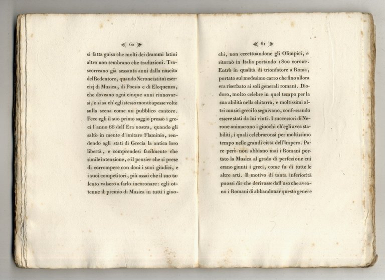 Saggio storico della Musica. Traduzione del cavaliere C.F. Parte prima.