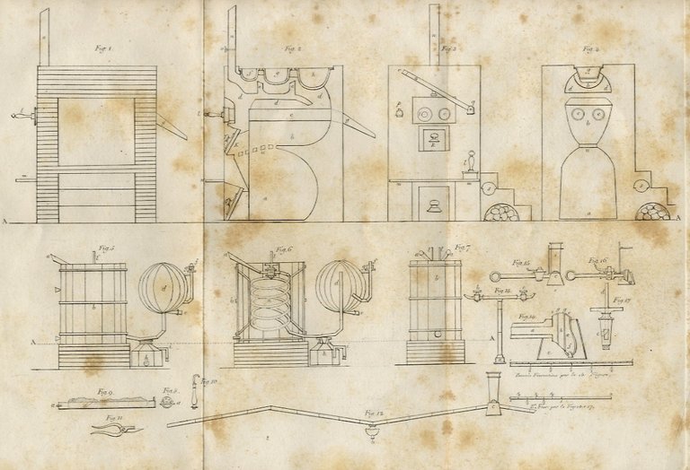 Saggio sul termolampo a legno di Cosimo Ridolfi.