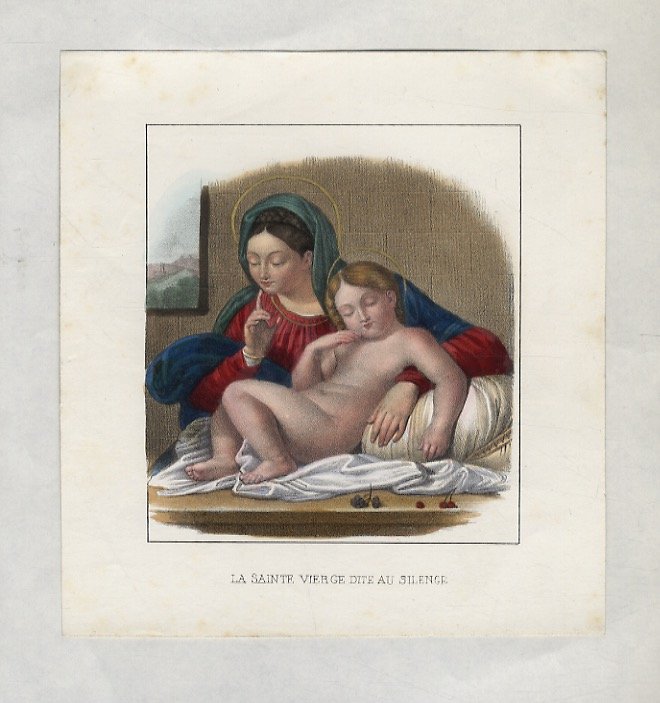 SAINTE (LA) Vierge dite au silence. [La Vergine detta del …