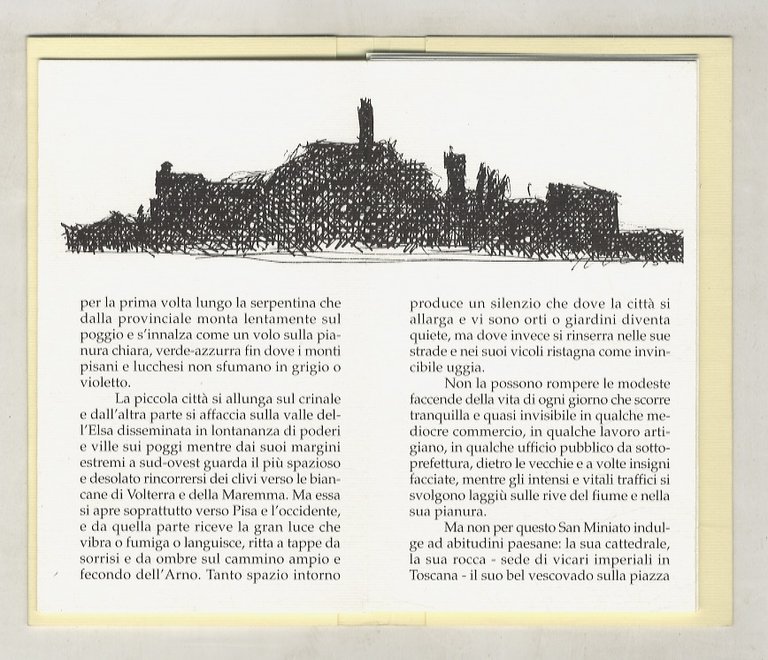 San Miniato (1954). Disegni di Luca Macchi.