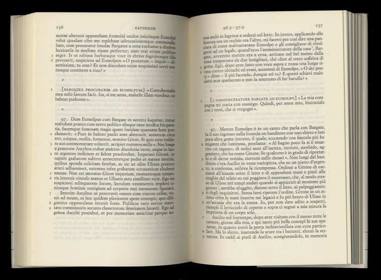 Satyricon. A cura di Vincenzo Ciaffi.
