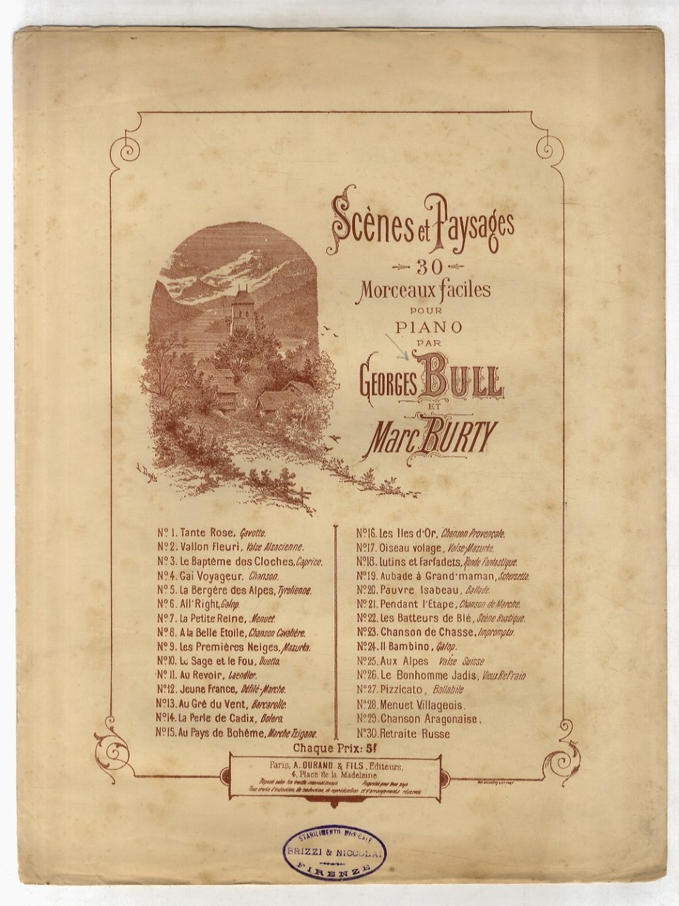 Scènes et Paysages. 30 morceaux faciles pour piano. N. 13: …