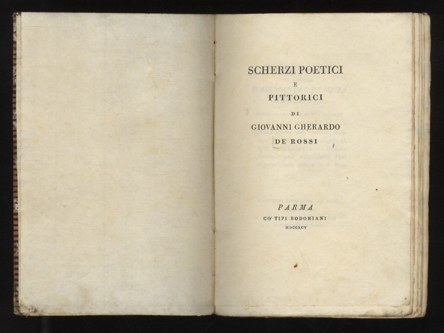 Scherzi poetici e pittorici di Giovanni Gherardo De Rossi.