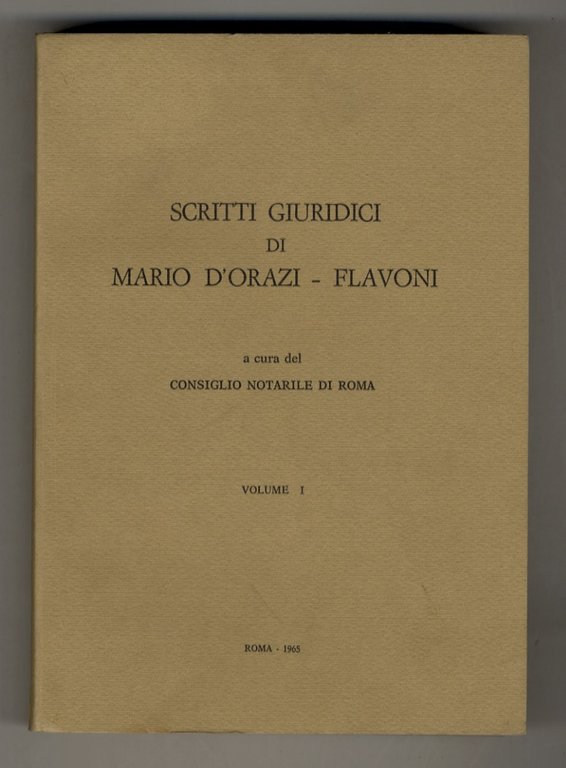 Scritti giuridici.