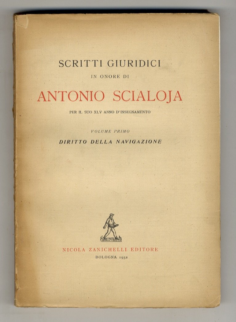 SCRITTI giuridici in onore di Antonio Scialoja per il Suo …