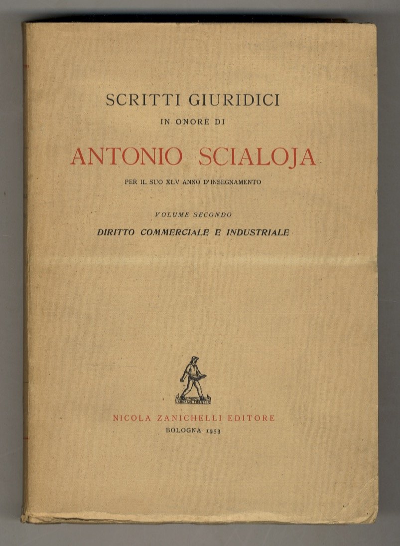 SCRITTI giuridici in onore di Antonio Scialoja per il Suo …