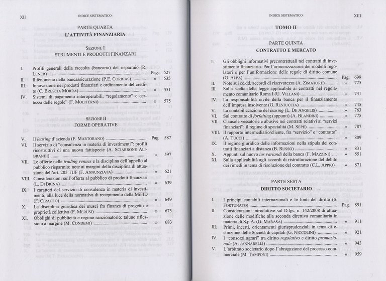 SCRITTI in onore di Francesco Capriglione. Tomo I [- tomo …