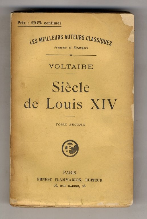 Siècle de Louis XIV.