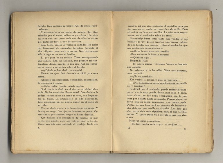 Sin novedad en el frente. Novela. Traducido del aleman por …