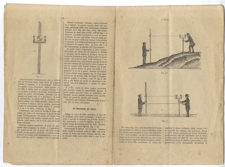 Sistemazione graduale e gratuita dei terreni in collina coll'aratro volta-orecchio.