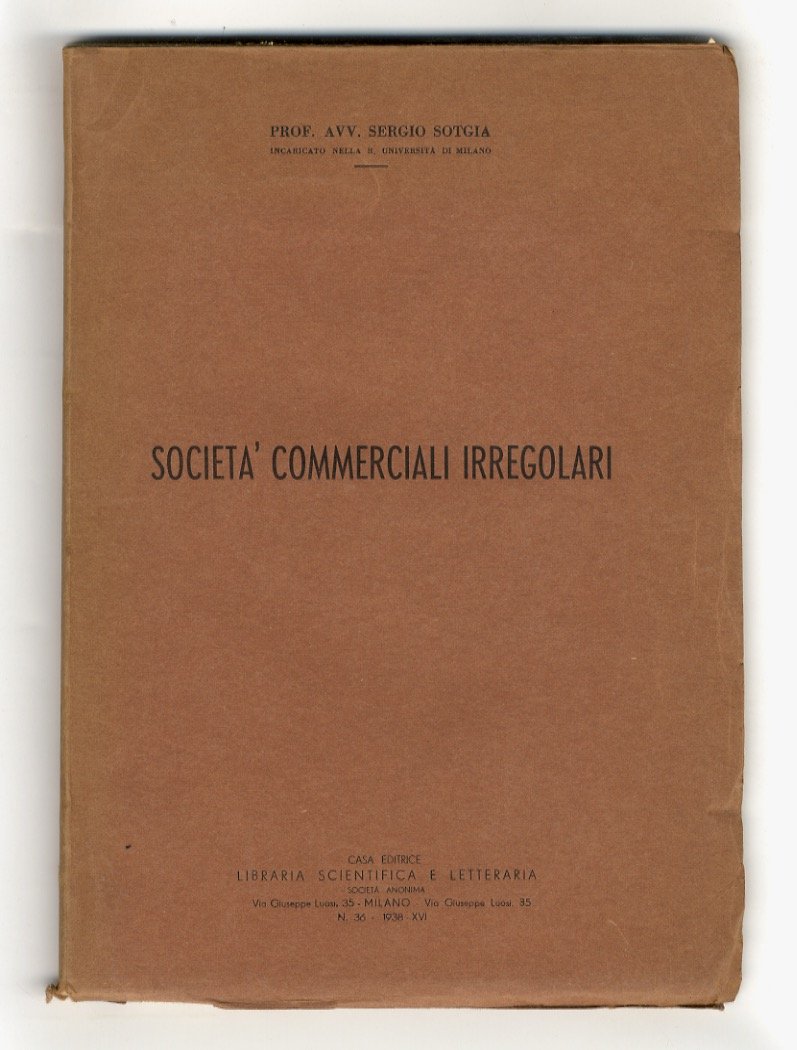 Società commerciali irregolari.