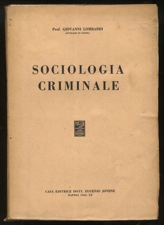 Sociologia criminale.