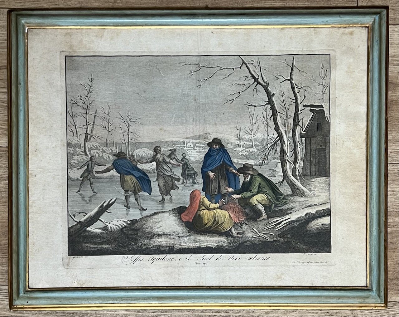 Soffia aquilone e il suol di nevi imbianca. Gennajo. | Immagine principale